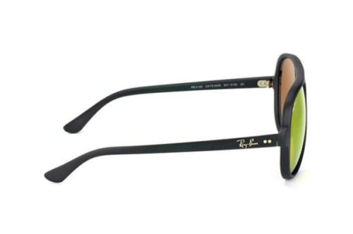 100% AUTHENTIC Ray-Ban Aviator Sunglasses CATS 5000 RB 4125 601S/93 Mirror Gold