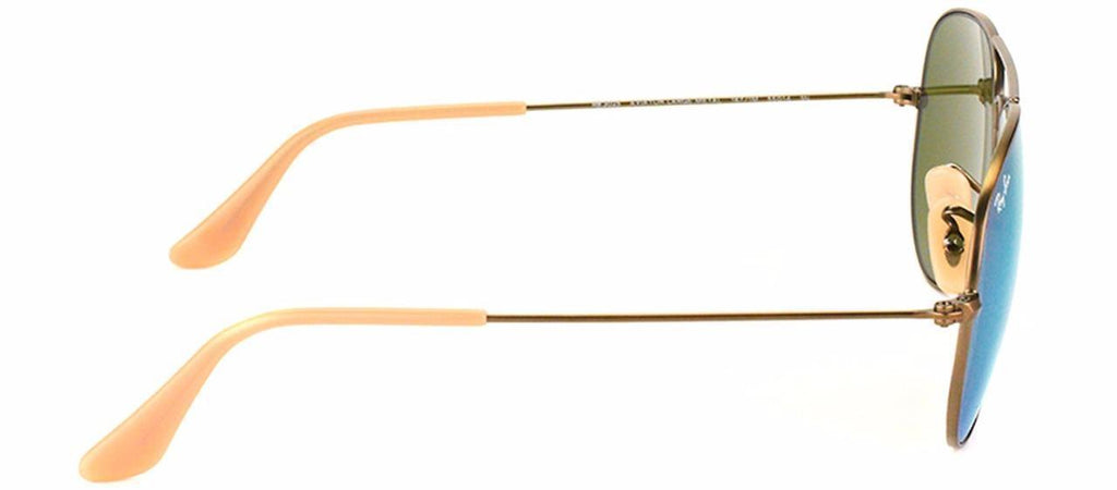 New Authentic Ray-Ban Aviator Sunglasses RB 3025 167/68 55mm Bronze Blue Mirror