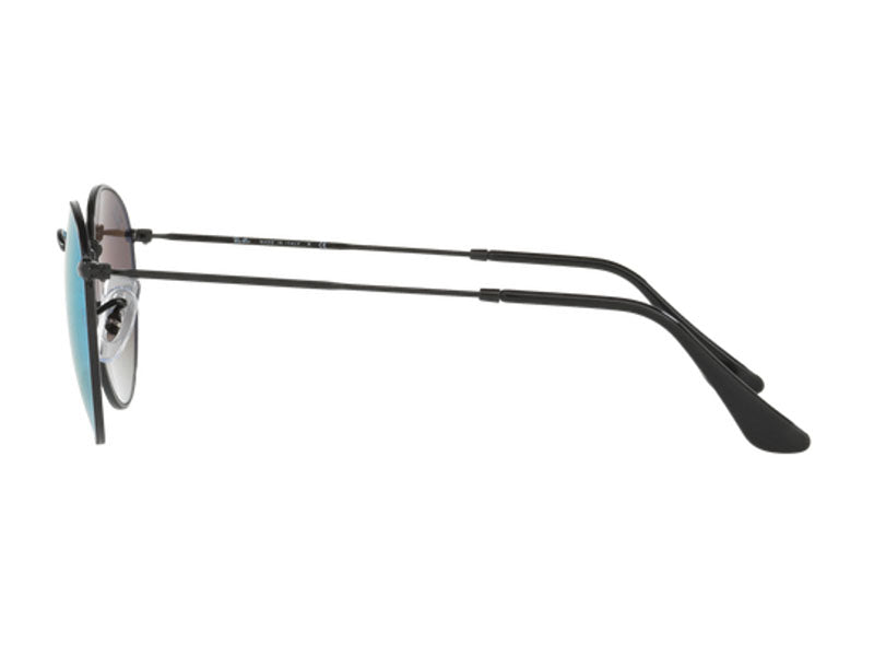 Authentic Ray-Ban Sunglasses ROUND RB 3447 002/4J 50mm Mirror Gradient Black