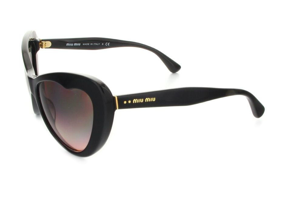 New Authentic Miu Miu Round Tortoise Sunglasses MU 040 2AU-1FO 57 Size Women Gradient