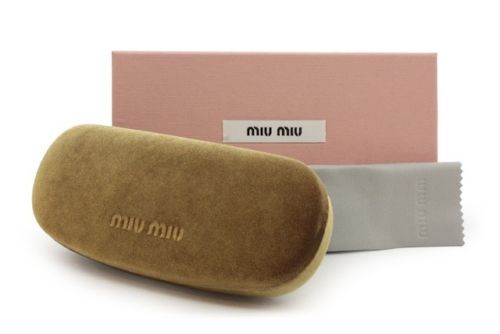 New Authentic Miu Miu Round Tortoise Sunglasses MU 040 2AU-1FO 57 Size Women Gradient