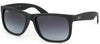 New Authentic Ray-Ban Sunglasses Justin RB 4165 601/8G 54mm Black Grey Shaded