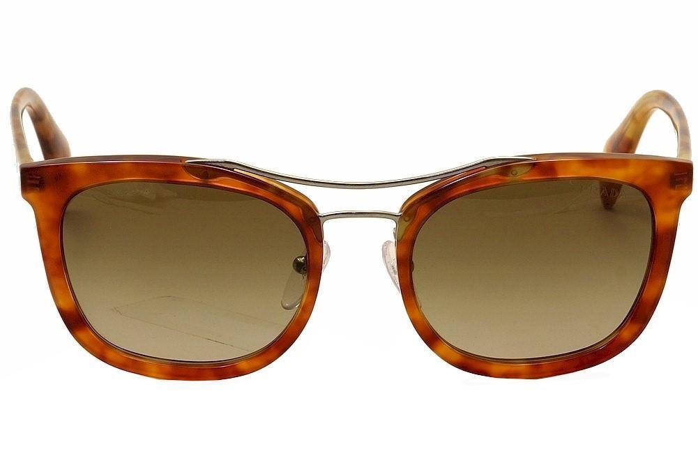 Authentic New Prada Sunglasses PR 17QS 4BW/1X1 Havana/Brown 52mm