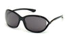 New Authentic Tom Ford Sunglasses Jennifer TF 008 199 Black Frame Grey Lens