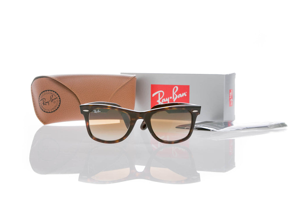 RAY-BAN SUNGLASSES RB 2140 Wayfarer Orig. 902/51 Havana/brown Shaded 50mm