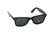 New Authentic Ray-Ban Wayfarer Sunglasses RB 2140 901 Black 50mm Medium G15 Lens